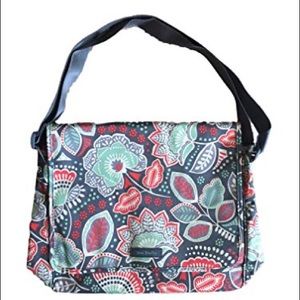 VERA BRADLEY Messenger Bag and Ipad Holder Nomadic Floral EUC